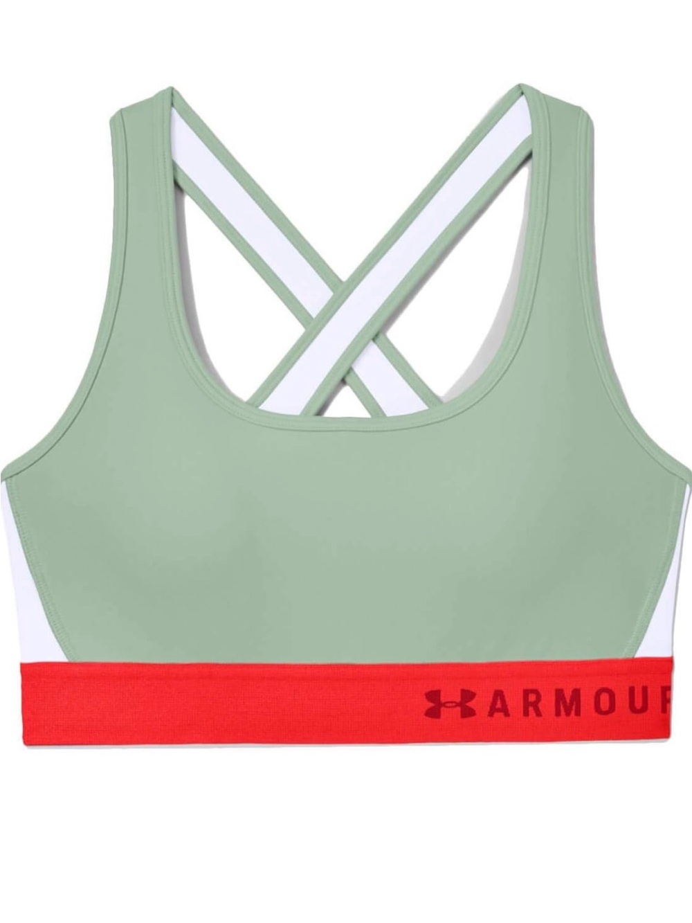 Under Armour HeatGear Armour Mid Impact Crossback Sports Bra